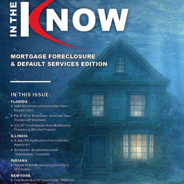 Mortgage Foreclosure & Default Services Newsletter: Q3 2026 Edition