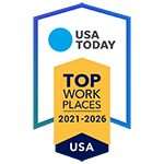 USA TODAY Top Workplaces 2021-2026 150-150